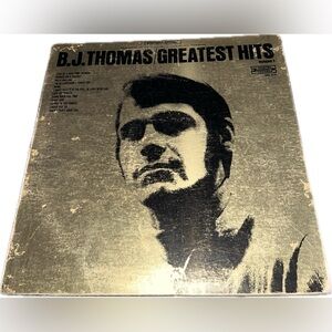 Autograghed B. J. Thomas Greatest Hits Vinyl Album